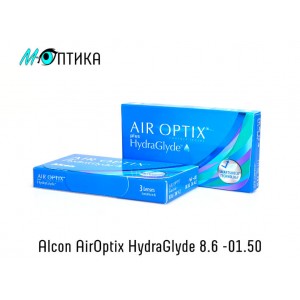Лінза контактна Alcon AirOptix HydraGlyde 8.6 -01.50