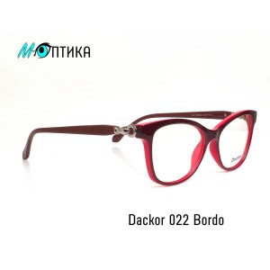 Оправа для окулярів пластикова Dackor 022 Bordo