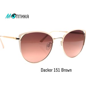 Сонцезахисні окуляри металеві Dackor 151 Brown