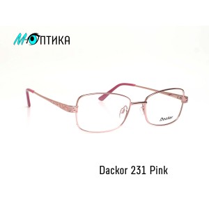 Оправа для окулярів металева Dackor 231 Pink