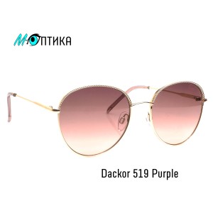 Сонцезахисні окуляри металеві Dackor 519 Purple