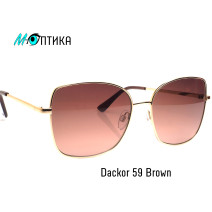 Сонцезахисні окуляри металеві Dackor 059 Brown