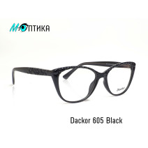 Оправа для окулярів пластикова Dackor 605 Black