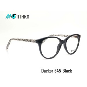 Оправа для окулярів пластикова Dackor 645 Black