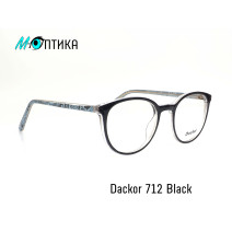 Оправа для окулярів пластикова Dackor 712 Black